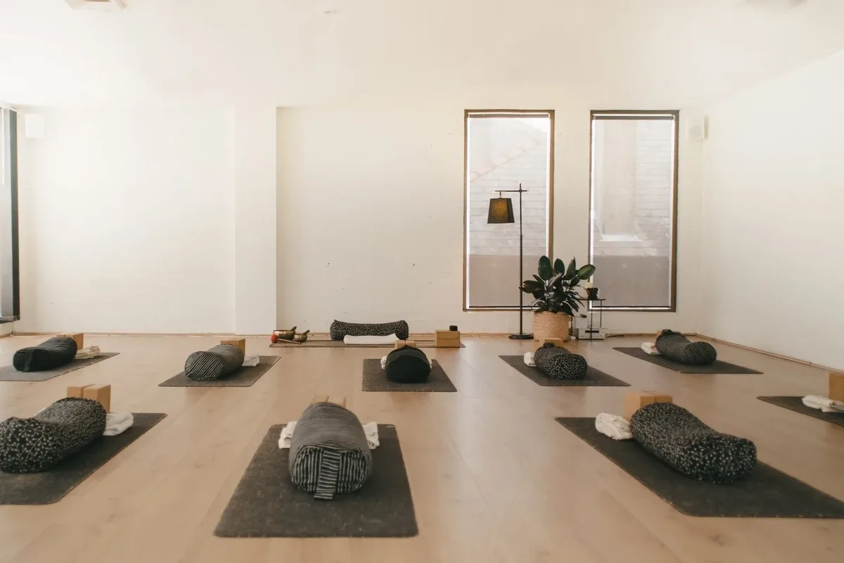 Our Yoga Space setting