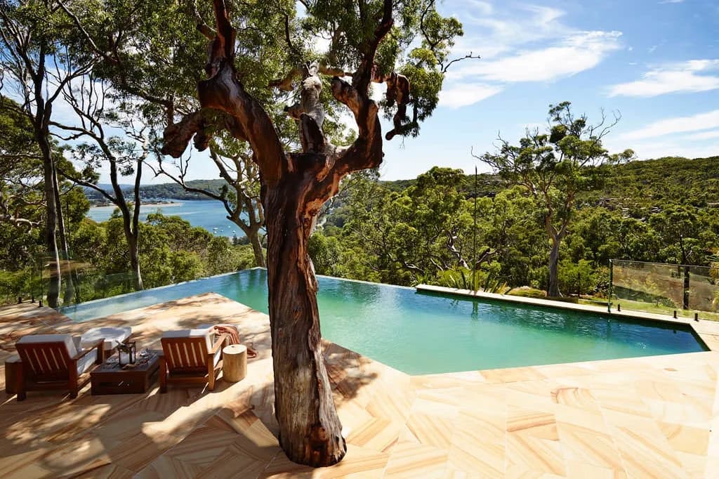 Pretty Beach House setting