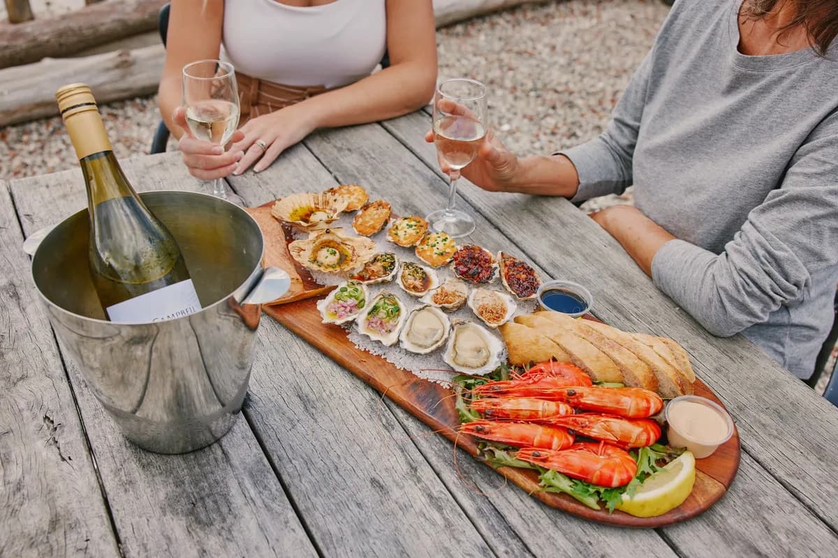 Hawkesbury River Oyster Shed setting