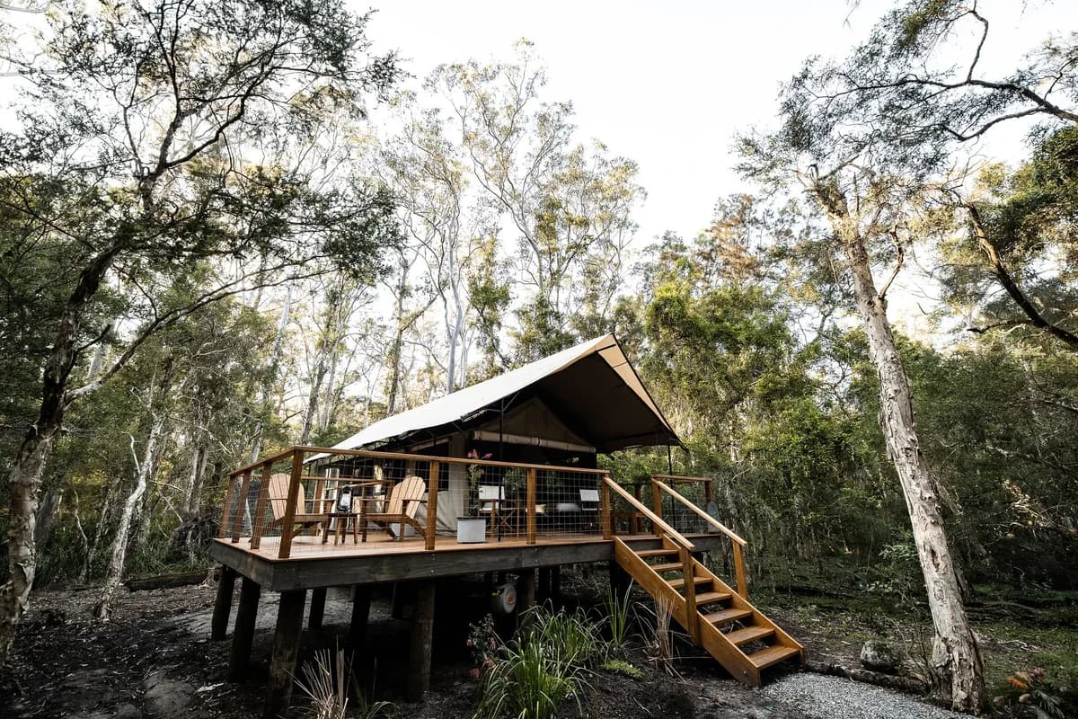 Paperbark Camp setting