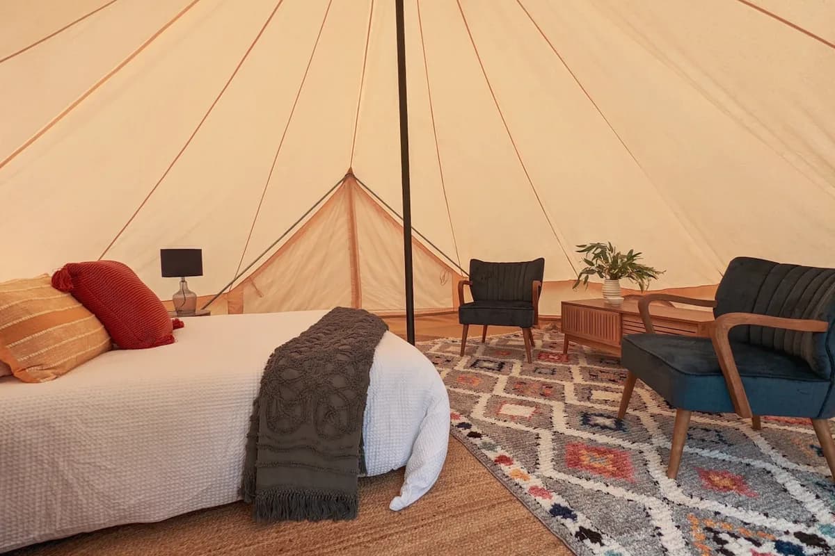 Broke Estate Glamping setting