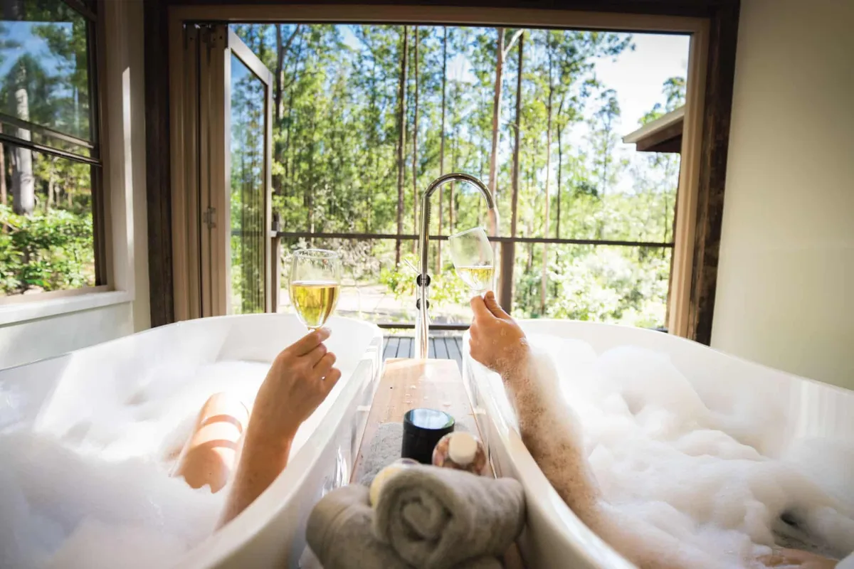 The Treehouse at Carawirry Forest Escape setting