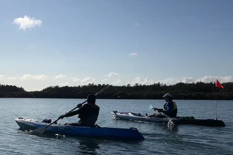 Paddle & Pearls – unique Central Coast kayak experience setting