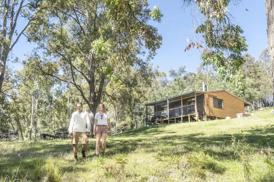 Galong cabins setting