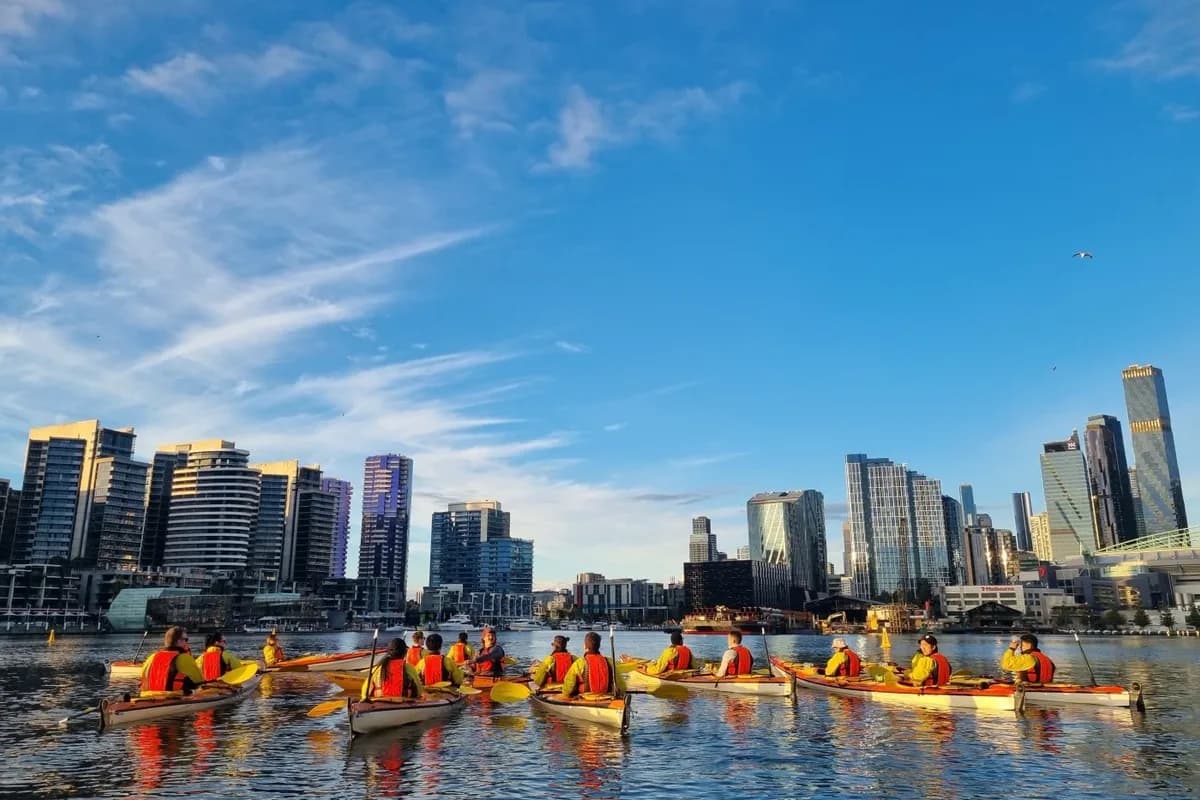 Kayak Melbourne setting