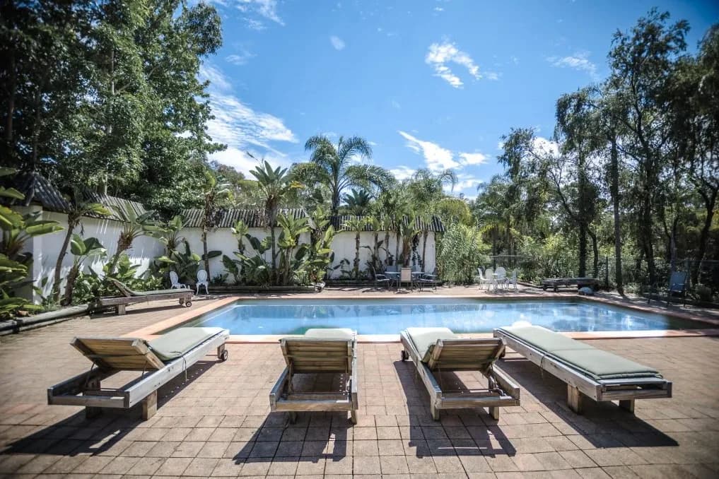 Swami’s Yoga Retreat setting