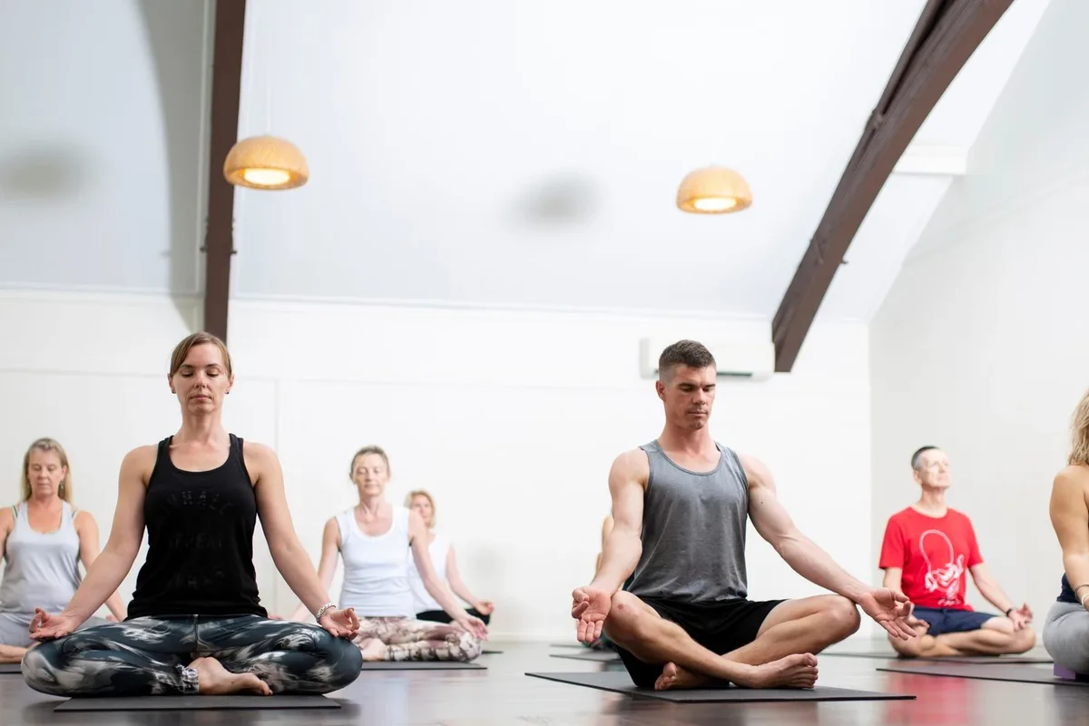 Cultivate Calm Yoga setting
